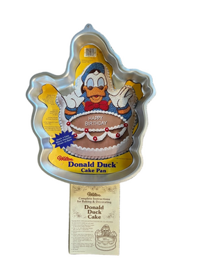 Wilton Disney Vintage 1983 Donald Duck Cake Pan Instructions 503-3681